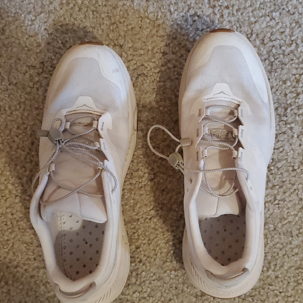 Hoka White Athletic Shoes